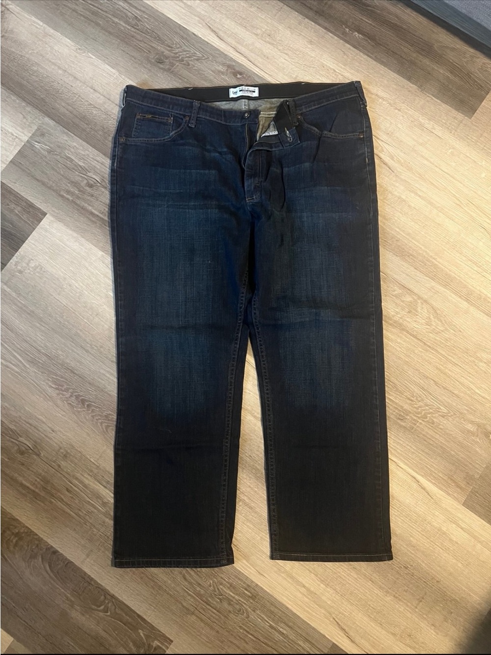 Lee Men's Dark Blue Relaxed Jeans
